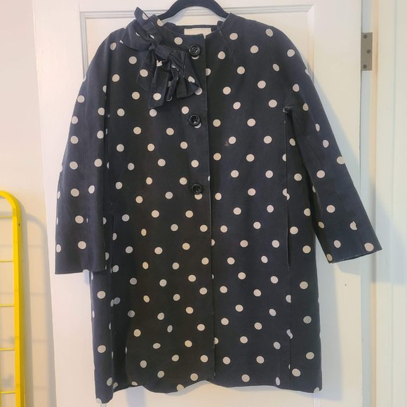 kate spade Jackets & Blazers - Kate Spade New York Polka Dot Dorothy Rain Coat XL